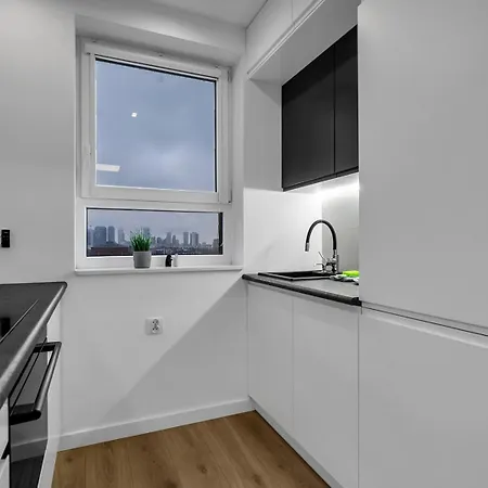 12th Floor Wola Modern Apartment